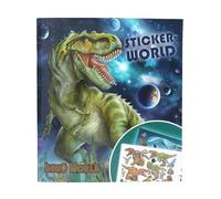 Depesche 13208 Dino World Galaxy-Libro 20 disegnare Fantastici Motivi di Dinosauri, Inclusi 3 Adesivi a Doppia Pagina, Multicolore, One Size