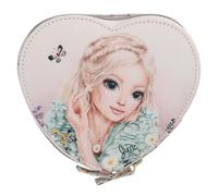 Depesche 13308 TOPModel Summer Feeling - Mini sieradendoosje in roze, hartvormig