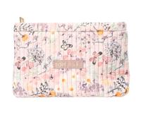 Depesche 13309 TOPModel Summer Feeling Cosmetici in Rosa, con Motivo Floreale e Farfalle, Borsa per Il Trucco con trapuntatura, Multicolore, 1 Piece