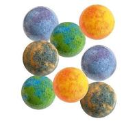 Depesche 13314 Dino World Galaxy diversi colori, 7 bombe da bagno colorate con fragranza fruttata, Multicolore