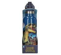 Depesche 13400 Dino World Galaxy Blu Scuro, con Motivo di Dinosauro, Borraccia Sportiva in Acciaio Inossidabile, capacità ca. 500 ml, Multicolore, One Size