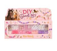 Depesche Miss Melody 13407 - Set di perline fai da te, 12 varietà di perline in diversi colori e forme, per creare braccialetti e collane