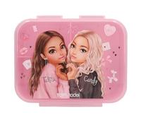 Depesche TopModel – Contenitore per il pranzo 13412 My BFF rosa, 3 scomparti, coperchio pieghevole