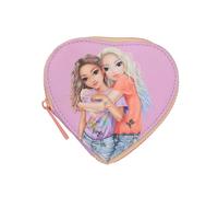 Depesche 13426 TOPModel Girl Power Piccolo in Rosa, a Forma di Cuore, con Motivo di Modella, Portafoglio con moschettone Come Ciondolo, Multicolore, One Size
