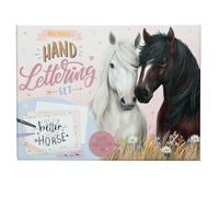 Depesche 13433 Miss Melody-Cassetta delle Lettere a Mano con Disegno di Un Cavallo, Set di Scrittura con cancelleria, Buste, Adesivi, Penne e Molto Altro, Multicolore, One Size