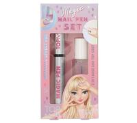 Depesche 13498 TOPModel effetto Beauty and Me, set smalto e penna magica per unghie, per look metallici e cool, Multicolore