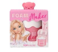 Depesche 13505 TOPModel-Schiuma Beauty and Me, in rosa e bianco, con motivo a orsetto, per sapone schiumogeno e gel lavante, Multicolore