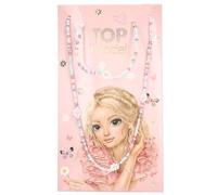 Depesche 13547 TOPModel Summer Feeling - Set di gioielli con collana e bracciale elastico, entrambi decorati con piccole perline e fiori colorati