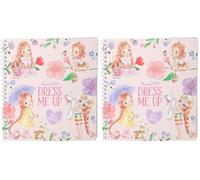 Depesche 13577 Princess Mimi - Dress Me Up libro di adesivi con 24 pagine per creare abiti da principessa, inclusi 10 fogli di adesivi (Confezione da 2)
