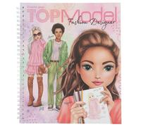 Depesche 13582 Create your TOPModel Colouring Book with 40 Pre-Printed Pages for
