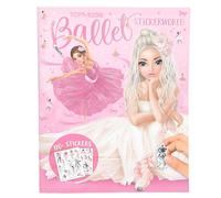 Depesche 13610 TOPModel Stickerworld Ballet-Libro 20 Sfondo da incollare, Incluse 3 Pagine Doppie di Adesivi per Abbigliamento e Accessori, Multicolore, One Size