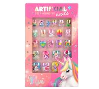 Depesche 13656 Ylvi autoadesive, con Disegni Colorati, 24 Unghie Artificiali di Diverse Dimensioni, Multicolore, One Size