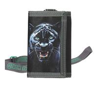 Depesche 13696 Adventure World Panther Nero e Verde, con Motivo di Pantera, Portafoglio con Cordoncino, Multicolore, One Size