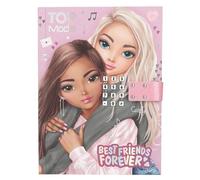 Depesche 13723 TOPModel My BFF-Diario con codice numerico e Suono, Libro con 80 Pagine a Righe e Colorate, Multicolore, One Size