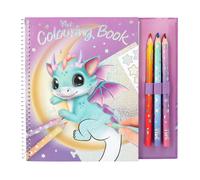 Depesche 13797 Ylvi Lucky Dragon Colouring Book with 25 Pre-Printed Pages for Co