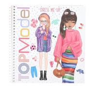 Depesche TOPModel Dress Me Up 13804-Libro 24 Pagine prestampate, Motivo Fai da Te, con 11 Fogli Adesivi, 13804