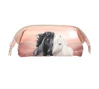 Depesche 13971 Miss Melody Blossom Pony - Astuccio per matite con appendino, in Beige e Rosa, con Motivo a Cavallo e Motivo a Cavallo, Astuccio per matite con Tasca Esterna con Cerniera