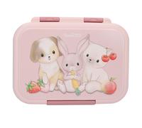 Depesche 14030 Princess Mimi Lunch Box Stainless Steel in Pink with Rabbit Motif