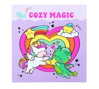 Depesche 14451 Ylvi Cozy Magic - Libro da colorare | con 64 pagine prestampate da personalizzare, libretto da colorare con unicorni e tanti animali in stile kawaii