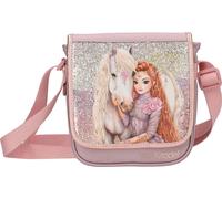 Depesche Kleine Umhängetasche 13295 TOPModel Viva Violet Piccola di Colore Viola, con Motivo Modello, Cavallo e Glitter, Borsa con Tracolla Regolabile, Multicolore, One Size