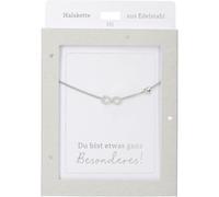 Depesche Collana da donna con ciondolo a forma di cuore, argento o oro, regolabile, 42-47 cm, in diverse varianti con simboli, lettere o segno zodiacale (43)