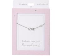 Depesche Collana da donna con ciondolo a forma di cuore, argento o oro, regolabile, 42-47 cm, in diverse varianti con simboli, lettere o segno zodiacale (51)
