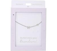 Depesche Collana da donna con ciondolo a forma di cuore, argento o oro, regolabile in 42-47 cm, in diverse varianti con simboli, lettere o segno zodiacale, Filigran, Acciaio inossidabile, Nessuna