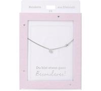 Depesche Collana da donna con ciondolo a forma di cuore, argento o oro, regolabile in 42-47 cm, in diverse varianti con simboli, lettere o segno zodiacale, Filigran, Acciaio inossidabile, Nessuna