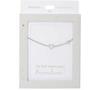 Depesche Collana da donna con ciondolo a forma di cuore, argento o oro, regolabile in 42-47 cm, in diverse varianti con simboli, lettere o segno zodiacale, Filigran, Acciaio inossidabile, Nessuna