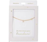 Depesche Collana da donna con ciondolo a forma di cuore, argento o oro, regolabile in 42-47 cm, in diverse varianti con simboli, lettere o segno zodiacale, Filigran, Acciaio inossidabile, Nessuna