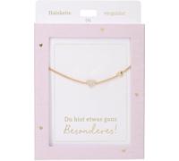 Depesche Collana da donna con ciondolo a forma di cuore, argento o oro, regolabile in 42-47 cm, in diverse varianti con simboli, lettere o segno zodiacale, Filigran, Acciaio inossidabile, Nessuna
