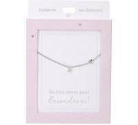 Depesche Collana da donna con ciondolo a forma di cuore, argento o oro, regolabile in 42-47 cm, in diverse varianti con simboli, lettere o segno zodiacale, Filigran, Acciaio inossidabile, Nessuna