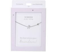 Depesche Collana da donna con ciondolo a forma di cuore, argento o oro, regolabile in 42-47 cm, in diverse varianti con simboli, lettere o segno zodiacale, Filigran, Acciaio inossidabile, Nessuna