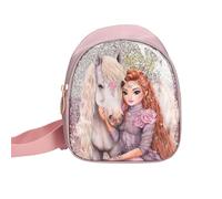 Depesche Crossbodybag 13296 TOPModel Viva Violet-Borsa Piccola in Viola, con Motivo Modello, Cavallo e Glitter, con Tracolla Regolabile, Multicolore, One Size