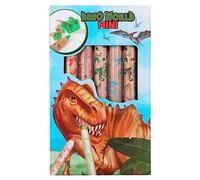 Depesche Depesche-12180 Dinosauro 12180 World-Mini Dino Crayons, 5 matite Colorate Spesse con temperino, per disegnare e dipingere
