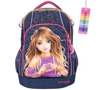 Depesche Depesche-12739 12739 TOPModel Night Light Blu Scuro con Motivo Modello, Zaino Scuola con Bretelle Regolabili e cartellino, Cartone Animato, Multicolore, s