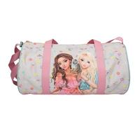 Depesche TOPModel Juicy 13122 - Borsa sportiva in grigio chiaro, con motivo e motivo colorato, borsa con tracolla regolabile, Colore: rosa., Mittelgroße, casual