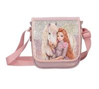 Depesche Kleine Umhängetasche 13295 TOPModel Viva Violet Piccola di Colore Viola, con Motivo Modello, Cavallo e Glitter, Borsa con Tracolla Regolabile, Multicolore, One Size