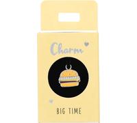 Depesche-Lettere 11834-063 Hamburger, Ciondolo Argentato per collane, bracciali e Orecchini, Ideale Come Piccolo Regalo, Multicolore, Normal