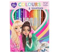 Depesche 12215 TOPModel-Set di 18 matite Colorate, con temperino, per Il Disegno