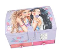 Depesche TOPModel 13141 Large Jewellery Box in Light Purple, with Model Motif an