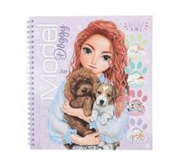 Depesche TOPModel 13218 Create Your Doggy Colouring Book with 40 Pages for Desig
