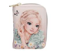 Depesche TOPModel 13310 - Portafoglio estivo con motivo a fiori e chiusura in velcro, colore: Rosa, rosa