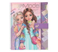 Depesche TOPModel 13584 Colouring Book with 33 Pre-Printed Pages for Designing O