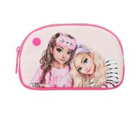 Depesche 13157 TOPModel Beauty And Me Cosmetici Rosa, con Motivo del Modello e Scritte in Look Metallizzato, Borsa per Lavare con Chiusura a Zip, Cartone Animato, Multicolore, One Size
