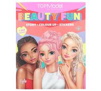 Depesche TOPModel Beauty Fun 13137 Colouring Book with 36 Pages for Designing Mo