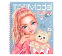 Depesche TOPModel Cutie Star 12434 - Set di 40 pagine per la progettazione di abiti alla moda e un foglio adesivo