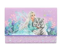 Depesche 12708 TOPModel Fantasy Tiger-Set di cancelleria in cartellina a Forma di ventaglio, incl. 24 Fogli da Lettera in 3 Design e Buste