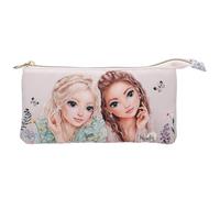 Depesche TOPModel Summer Feeling 13307 - Borsa a tracolla con motivo floreale e farfalle, con 3 scomparti interni