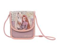 Depesche Brustbeutel 13298 TOPModel Viva Violet-Borsa Rosa con Motivo Modello, Cavallo e Glitter, con Tracolla Regolabile, Multicolore, One Size